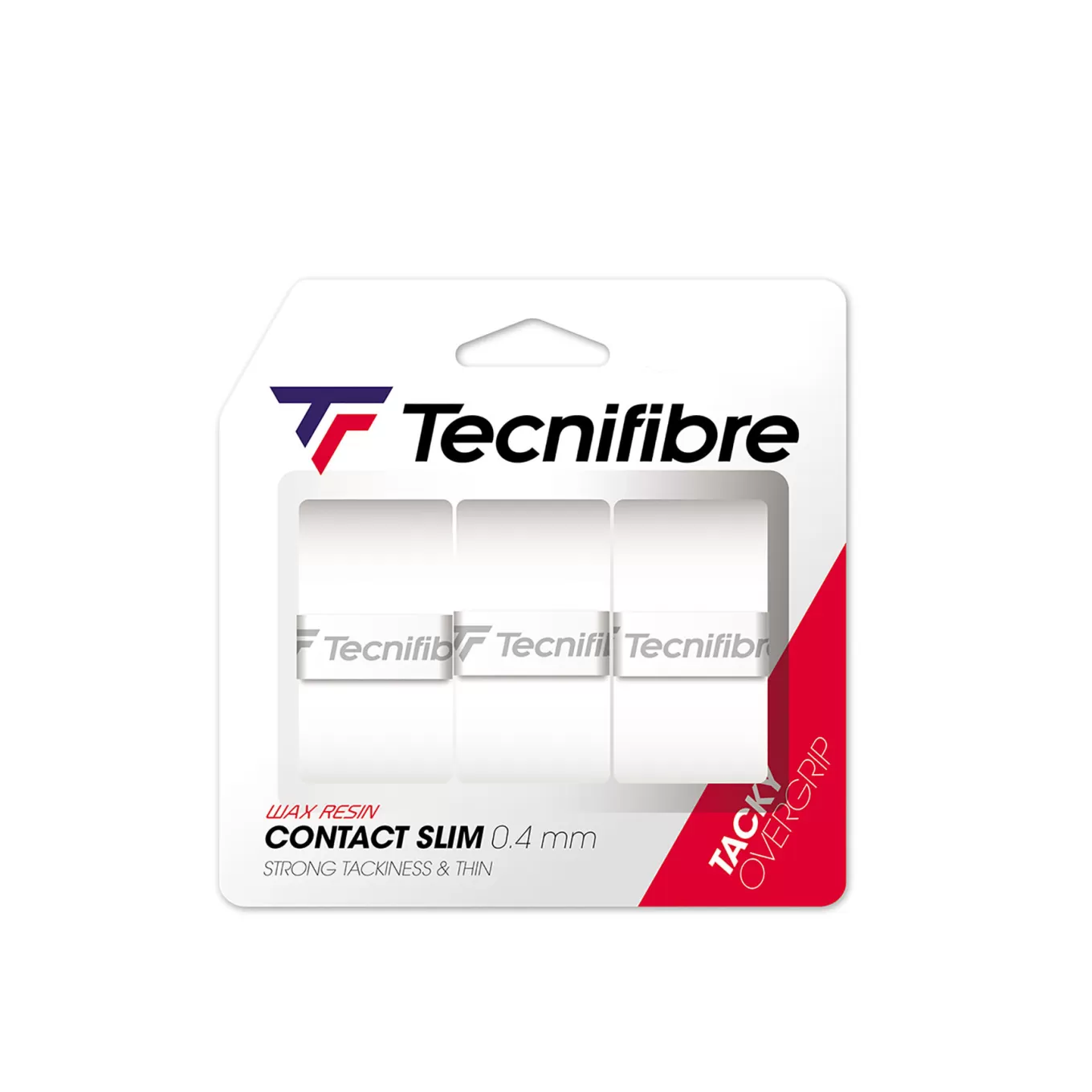 Cheap Tecnifibre CONTACT SLIM BLANCO (box of 12 )
