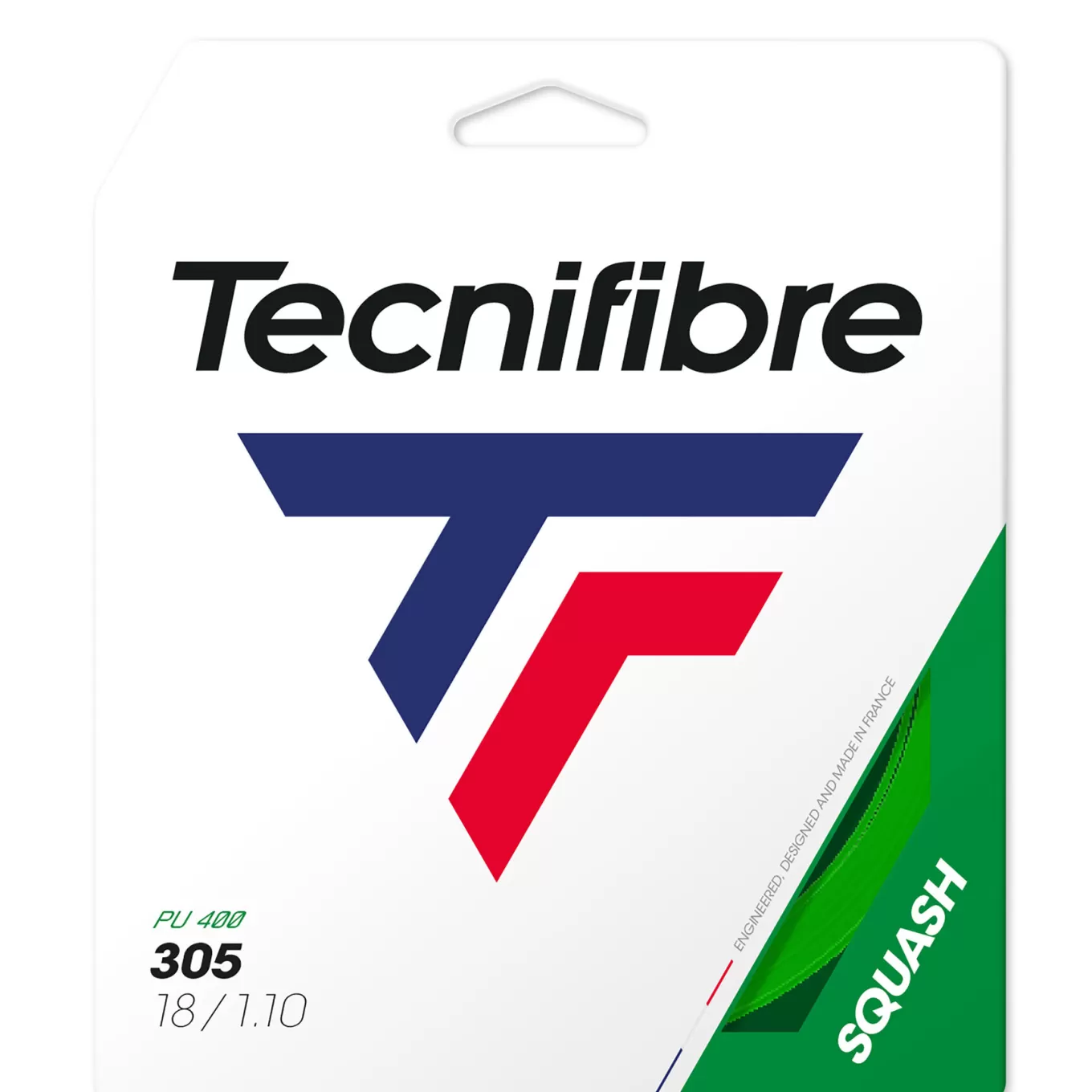 Sale Tecnifibre GARNITURE 305 SQUASH VERT