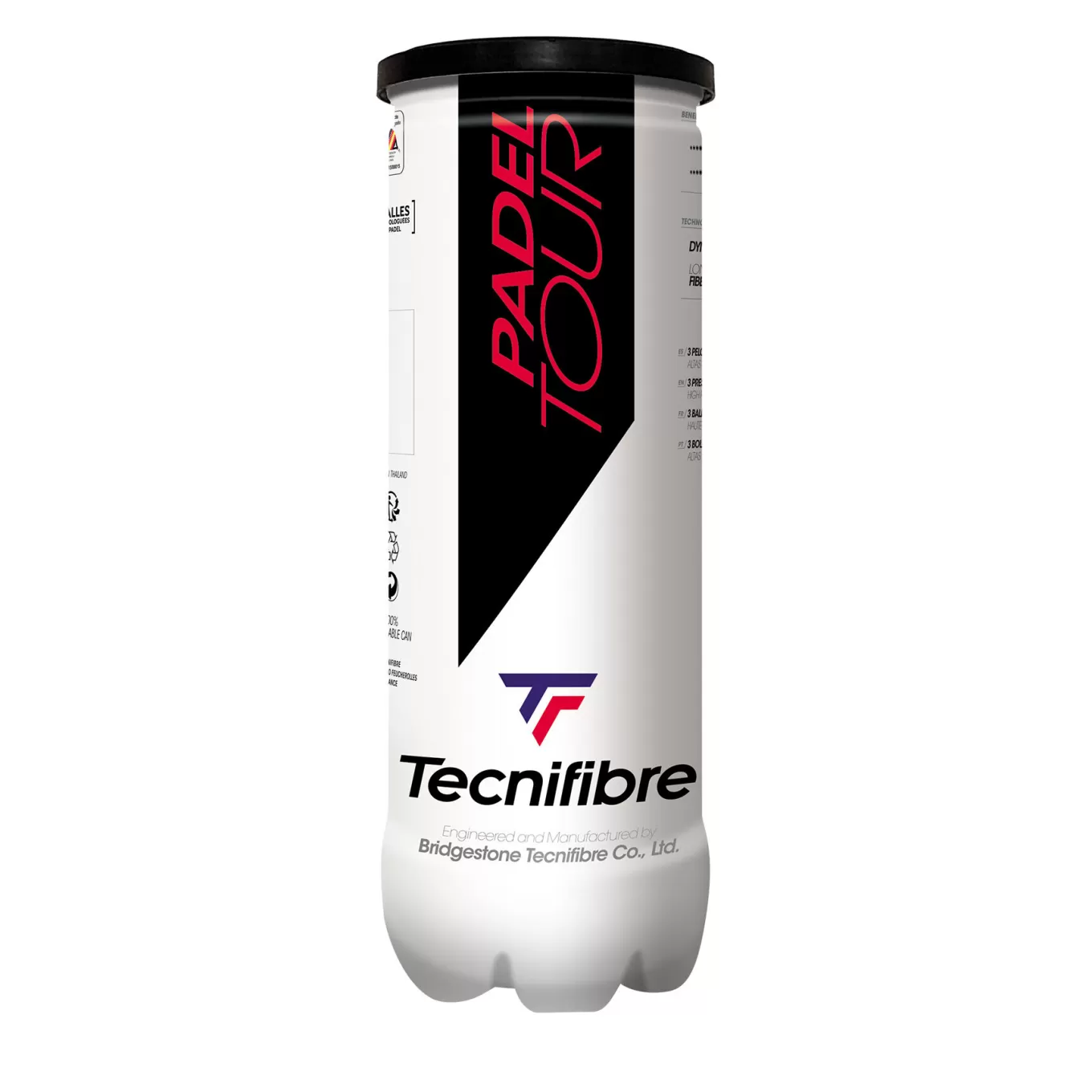 Shop Tecnifibre PADEL TOUR : BOX OF 24 TUBES OF 3 BALLS DE PADEL