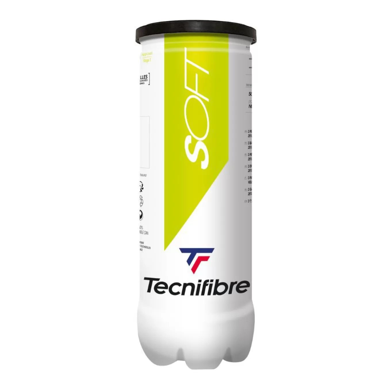 Clearance Tecnifibre SOFT : BOX OF 24 TUBES OF 3 TENNIS BALLS