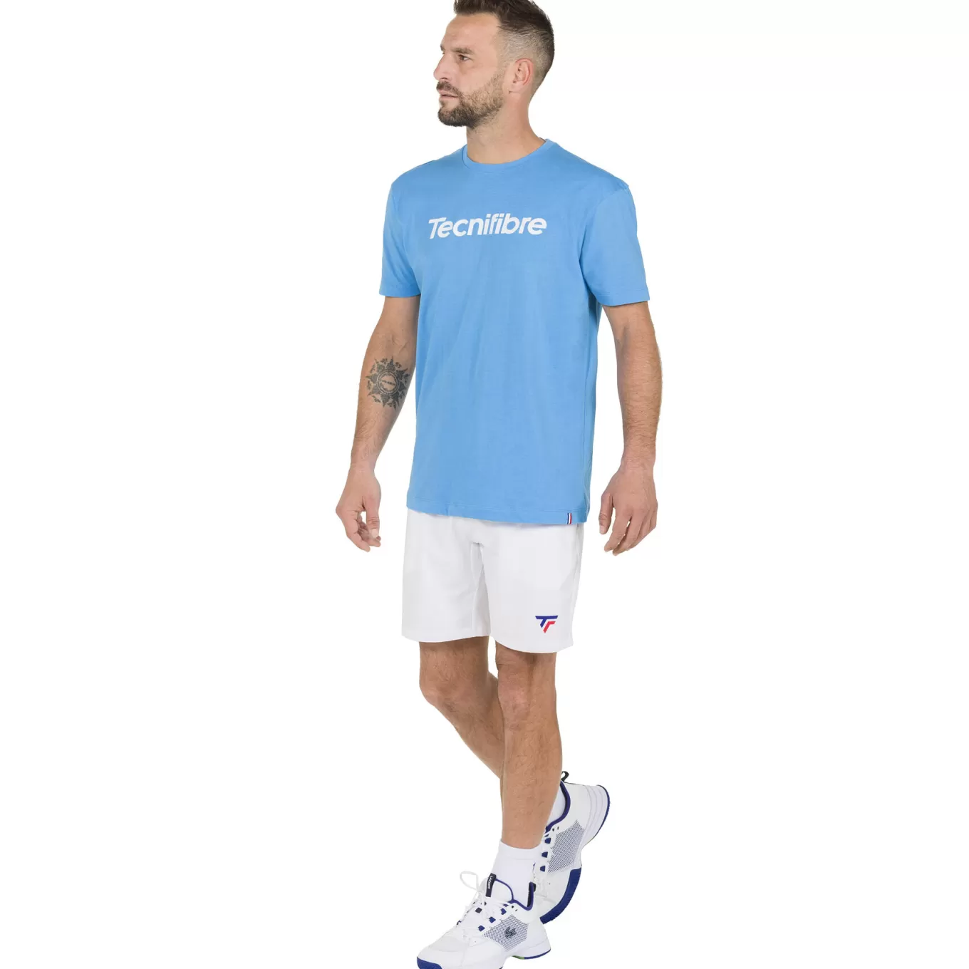 Store Tecnifibre TEAM COTTON TEE AZUR