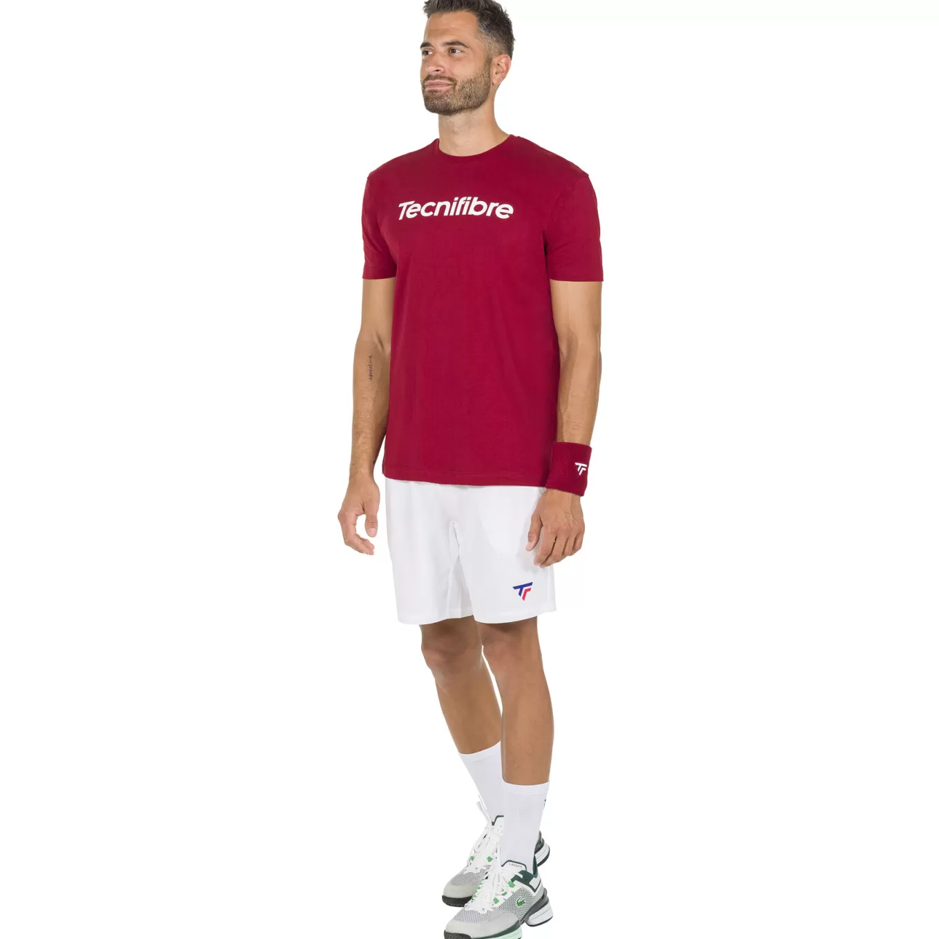 New Tecnifibre TEAM COTTON TEE CARDINAL