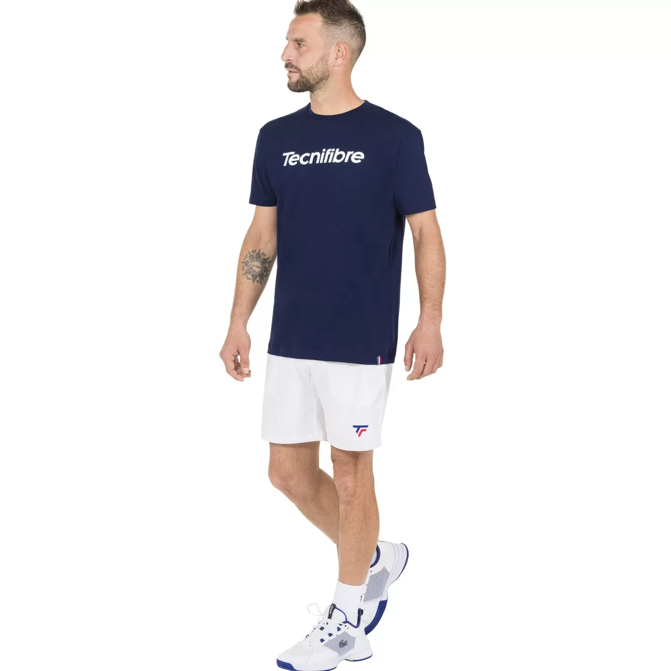 Fashion Tecnifibre TEAM COTTON TEE MARINE
