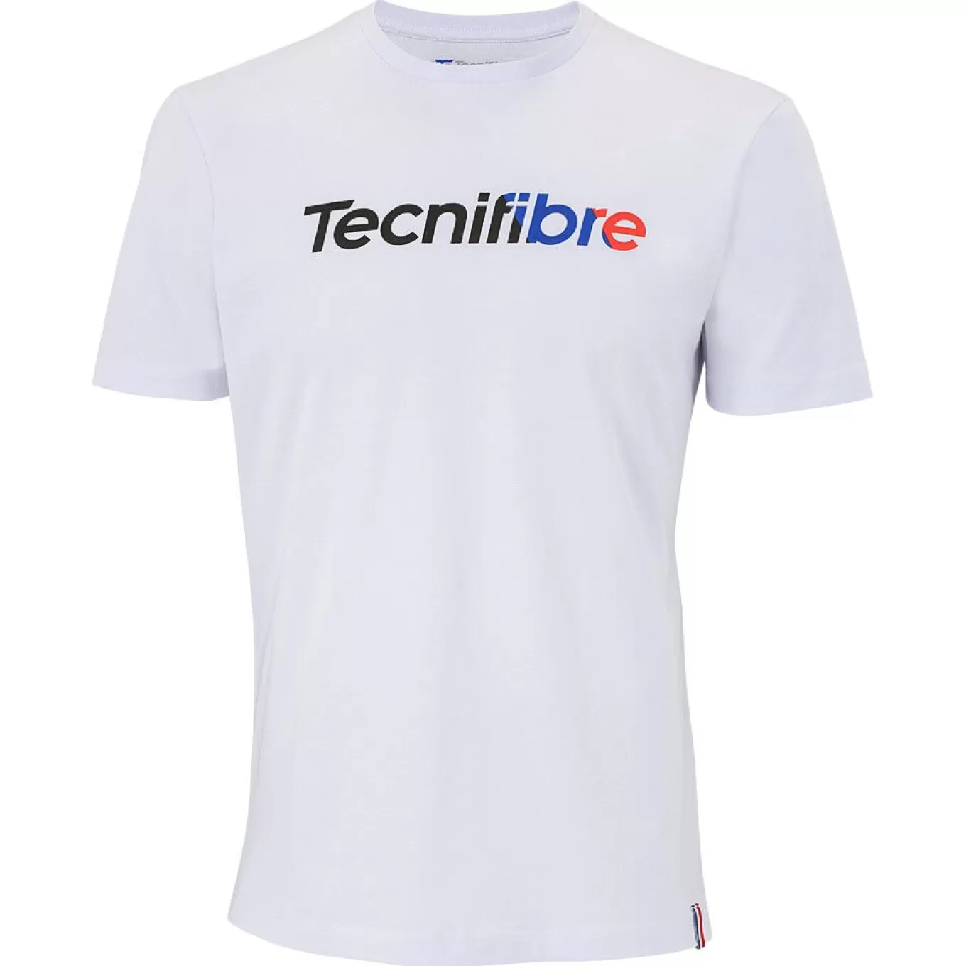 Shop Tecnifibre TEAM COTTON TEE WHITE JUNIOR