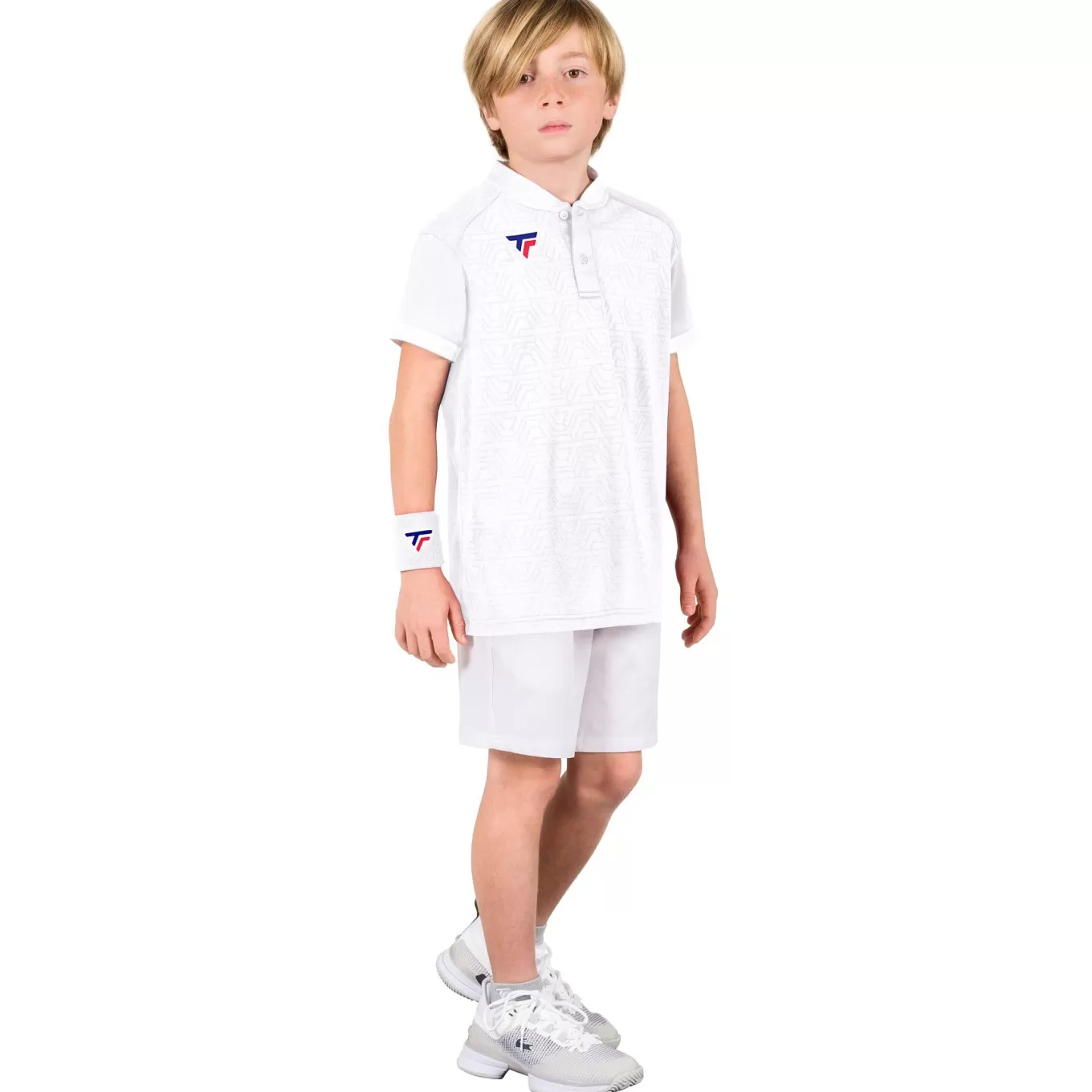Cheap Tecnifibre TEAM POLO WHITE JUNIOR