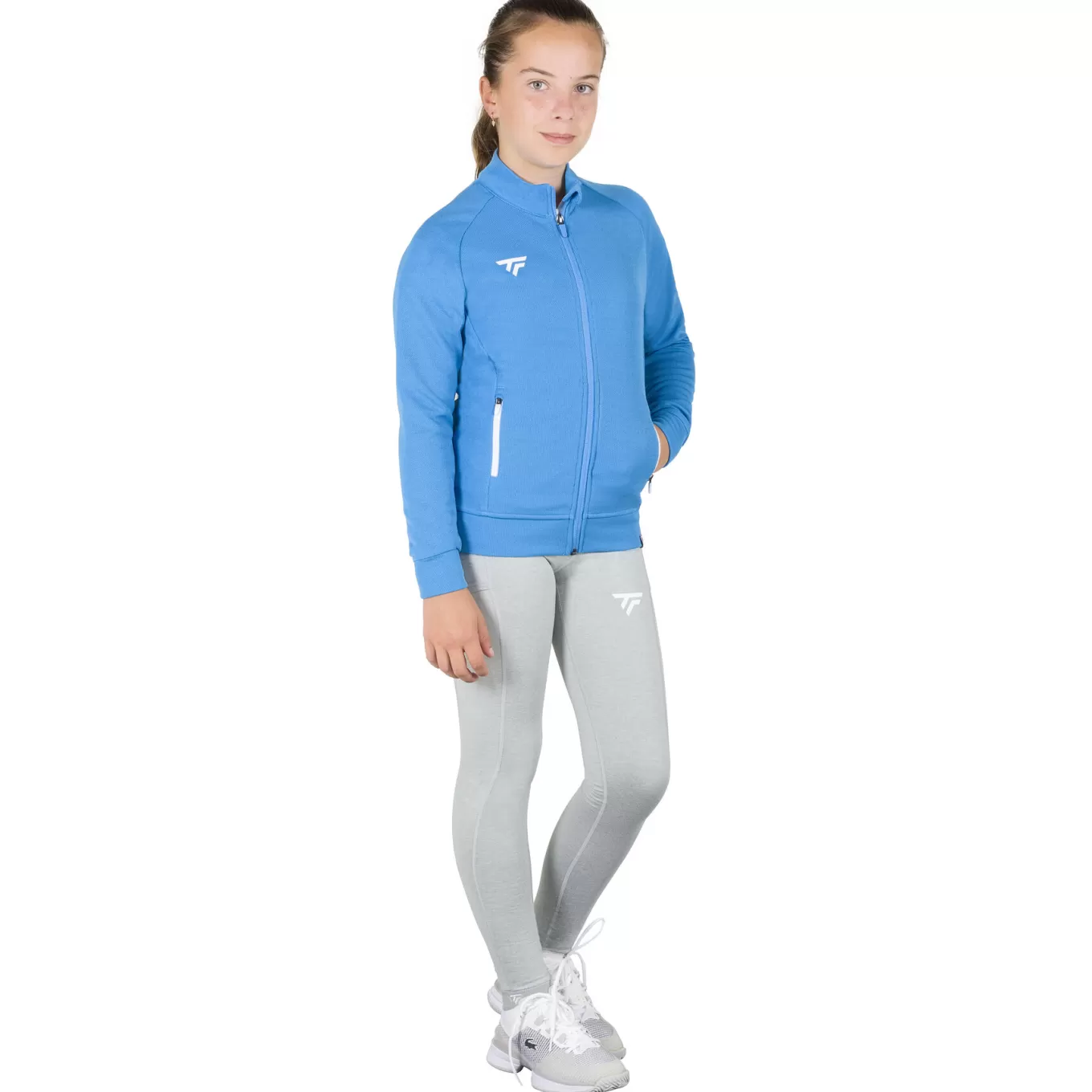 Shop Tecnifibre W. TEAM JACKET AZUR JUNIOR
