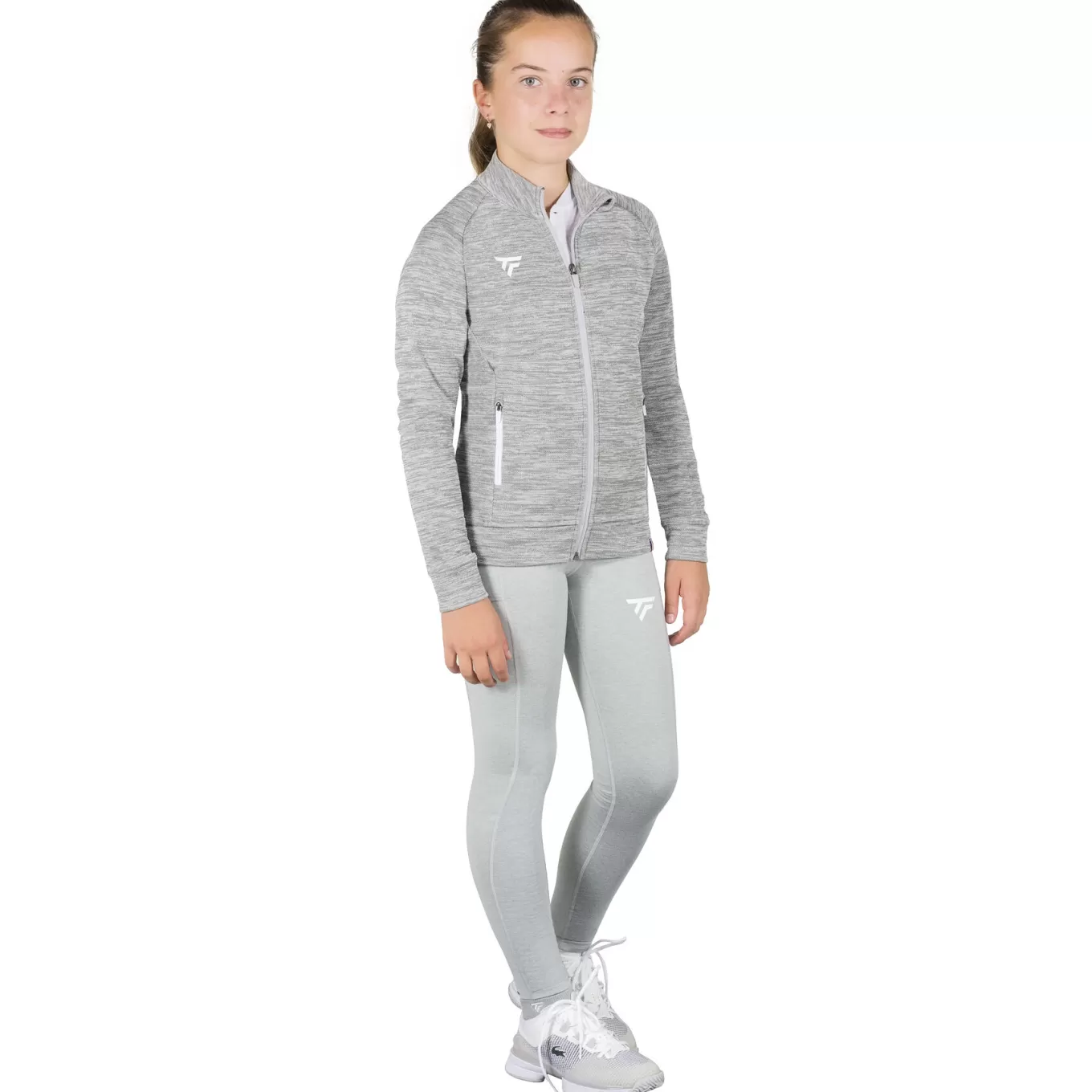 Hot Tecnifibre W. TEAM JACKET SILVER JUNIOR
