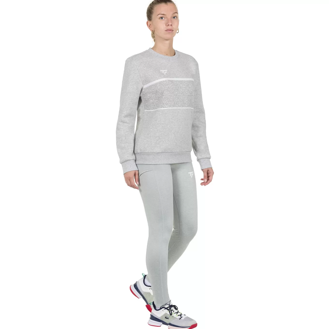 Hot Tecnifibre W. TEAM SWEATER SILVER