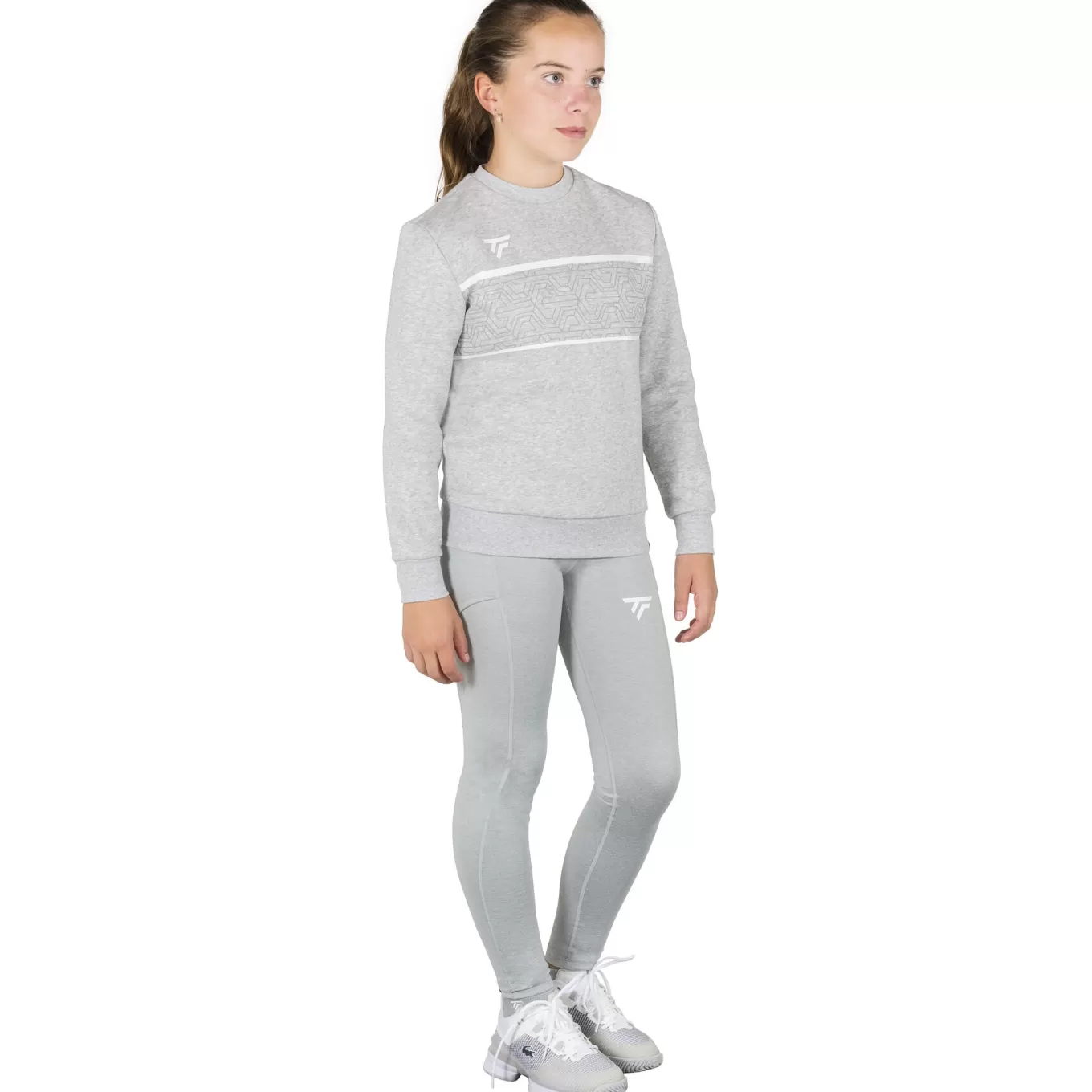 Best Sale Tecnifibre W. TEAM SWEATER SILVER JUNIOR