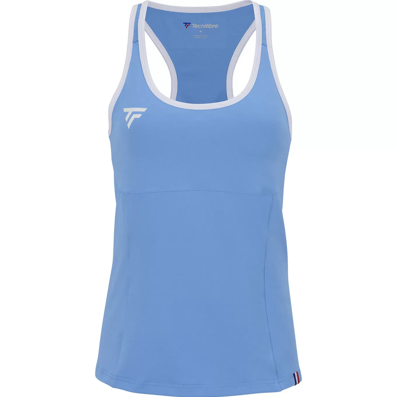 Online Tecnifibre W. TEAM TANK-TOP AZUR JUNIOR