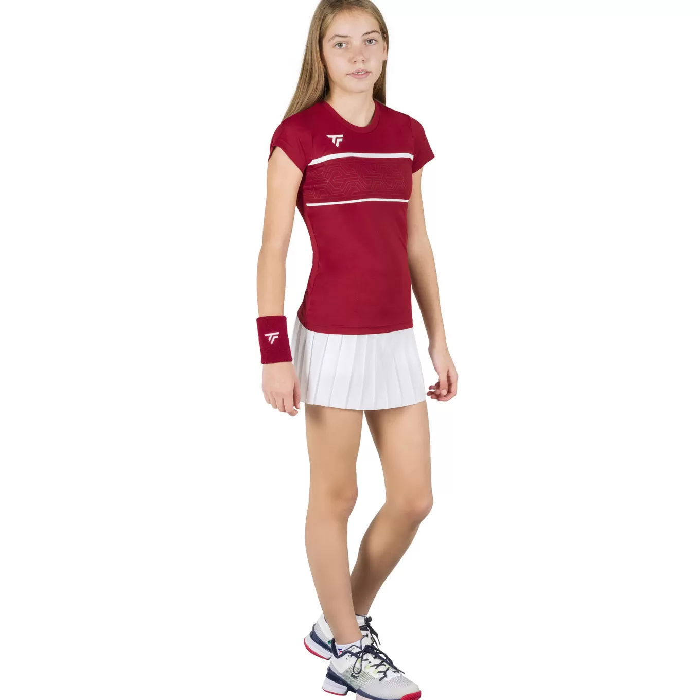 Sale Tecnifibre W. TEAM TECH TEE CARDINAL JUNIOR
