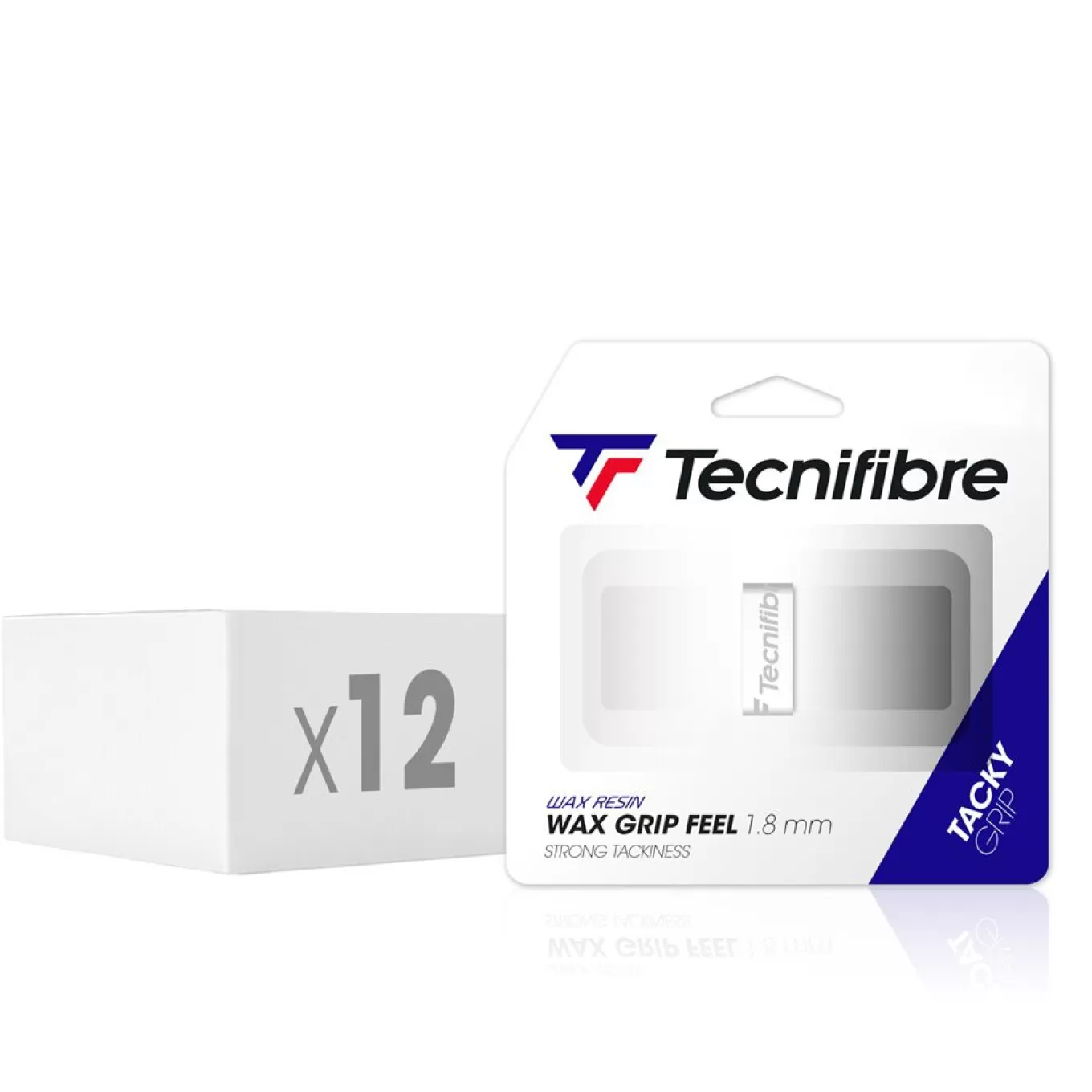 Best Sale Tecnifibre WAX FEEL GRIP BLANCO (box of 12)