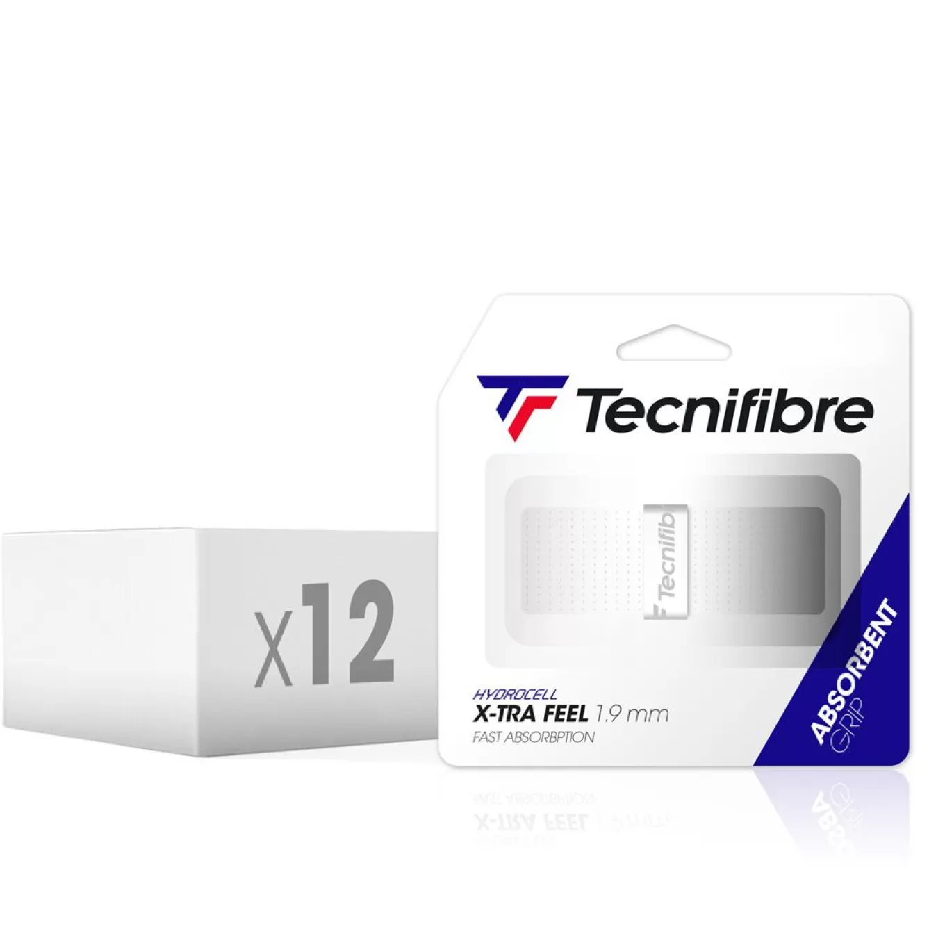 Cheap Tecnifibre X-TRA FEEL BLANCO (box of 12 d'1 grip)